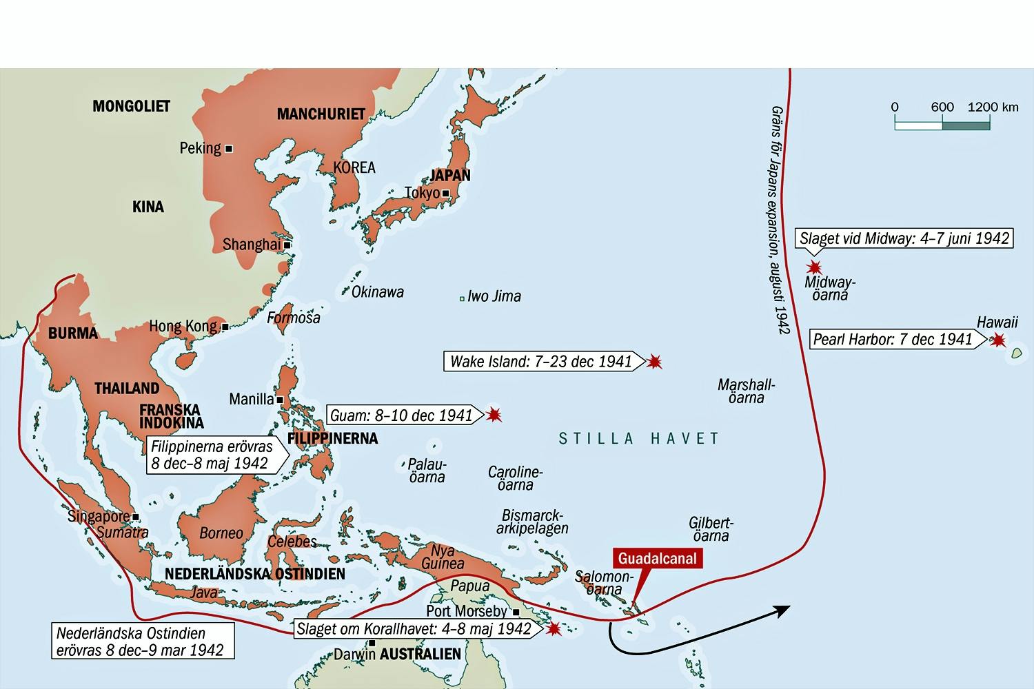 guadalcanal andra varldskriget karta guadalcanal andra varldskriget karta